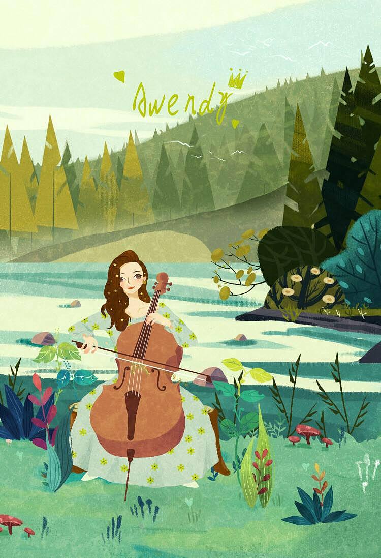 春（图ZMTA3MTA1MTA4） - 创作习作 - 站酷设计师awendy22原创素材 - 站酷ZCOOL