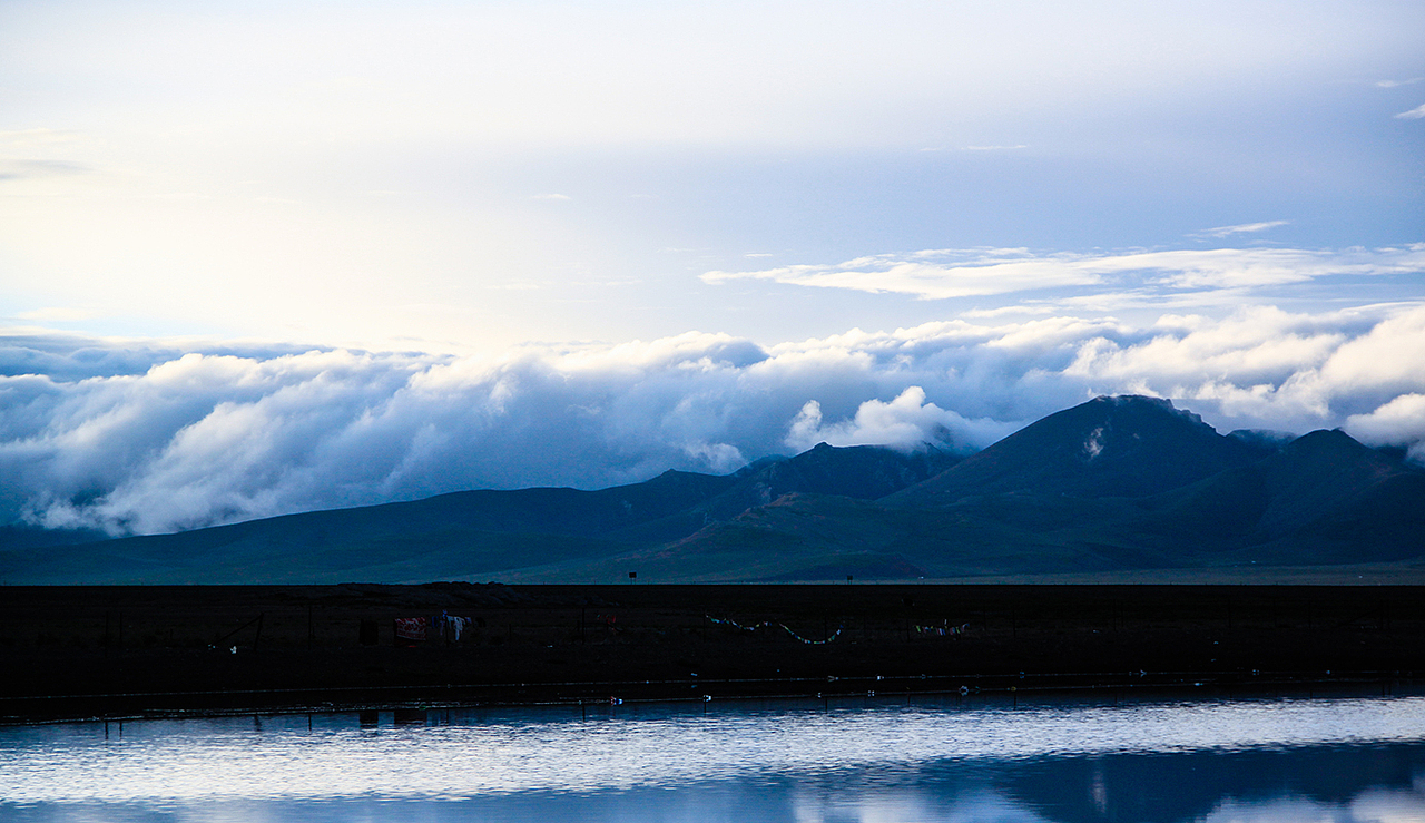 翻滚吧云海,纳木错,西藏