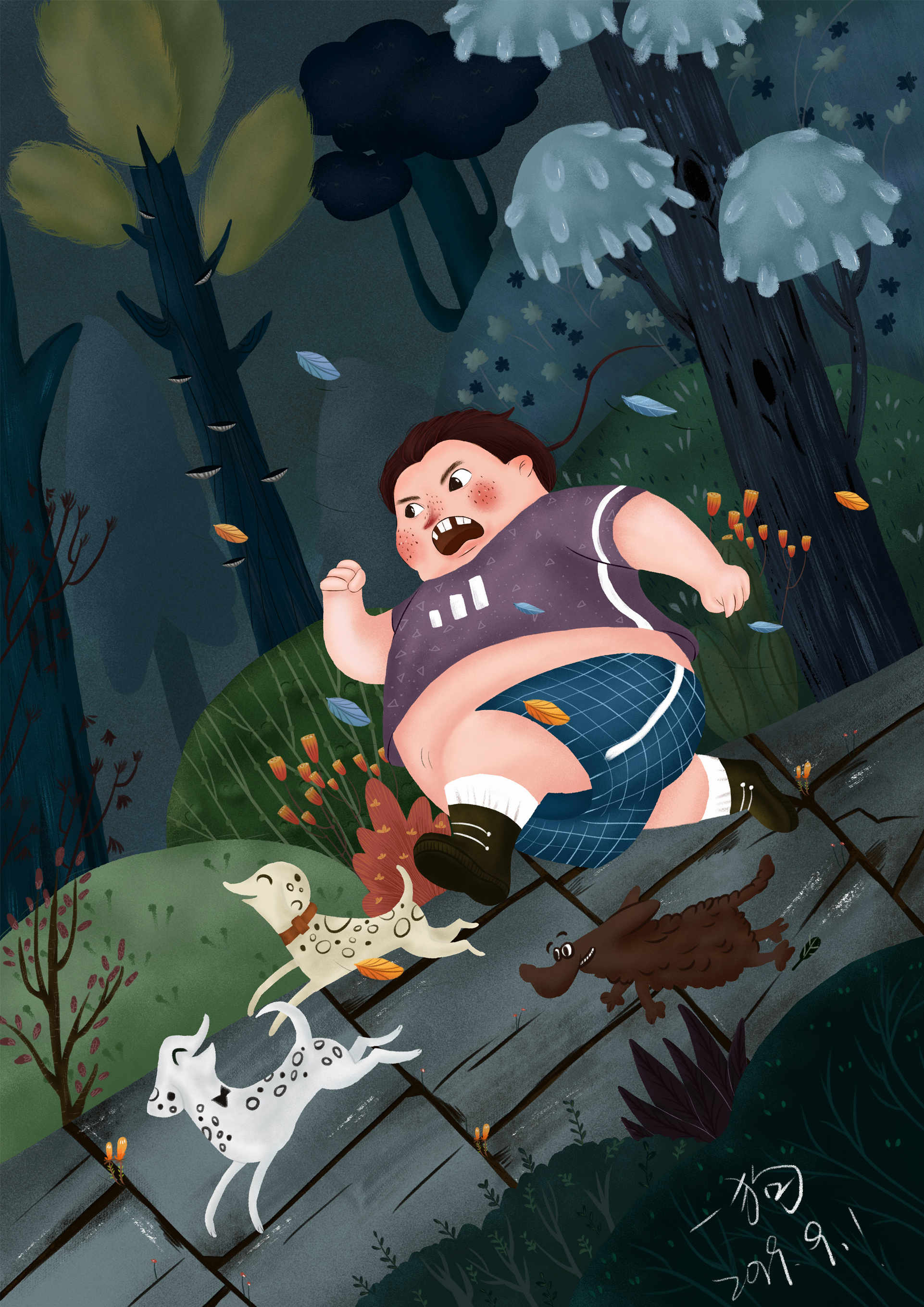 坚持|插画|儿童插画|amor一狗酱 - 原创作品 - 站酷 (zcool)