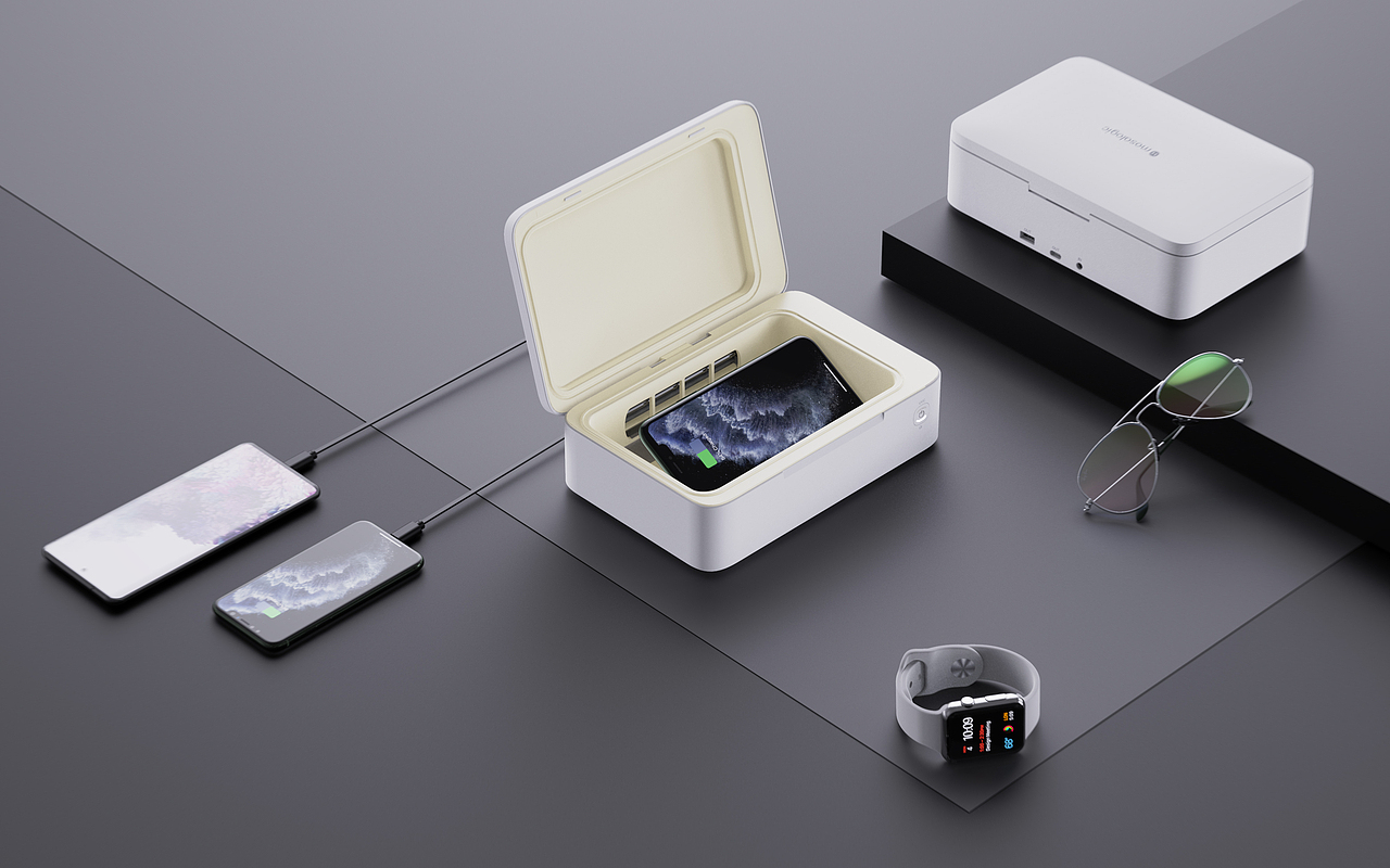 紫外線多功能消毒盒（圖ZMjU3OTM4NTQ0） - 電子產(chǎn)品 - 站酷設(shè)計(jì)師非科班設(shè)計(jì)師原創(chuàng)素材 - 站酷ZCOOL