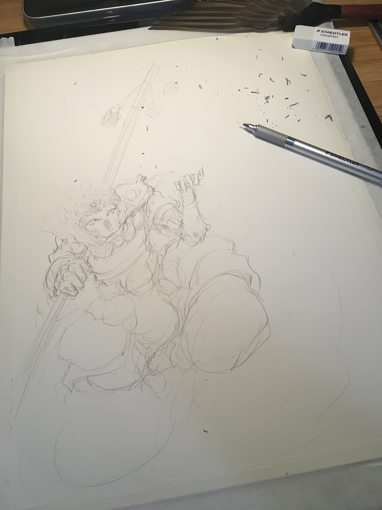 爱你一万年线稿 创作过程（图ZMTE4OTg5MjQw） - 概念设定 - 站酷设计师妥妥toto原创素材 - 站酷ZCOOL