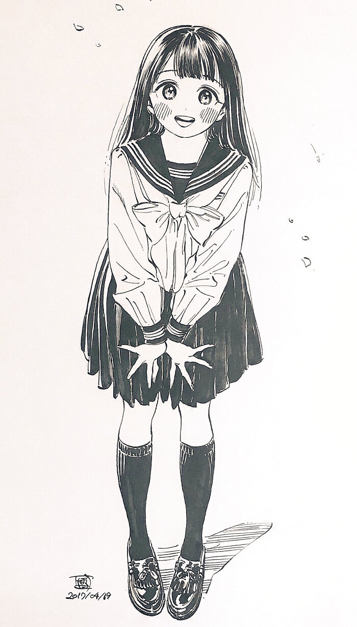 描明日酱的水手服