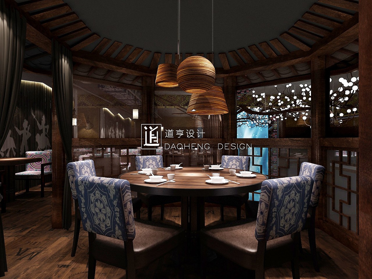 主题餐厅设计效果图（图ZOTkxODM0MDA=） - 家装设计 - 站酷设计师健身房设计原创素材 - 站酷ZCOOL