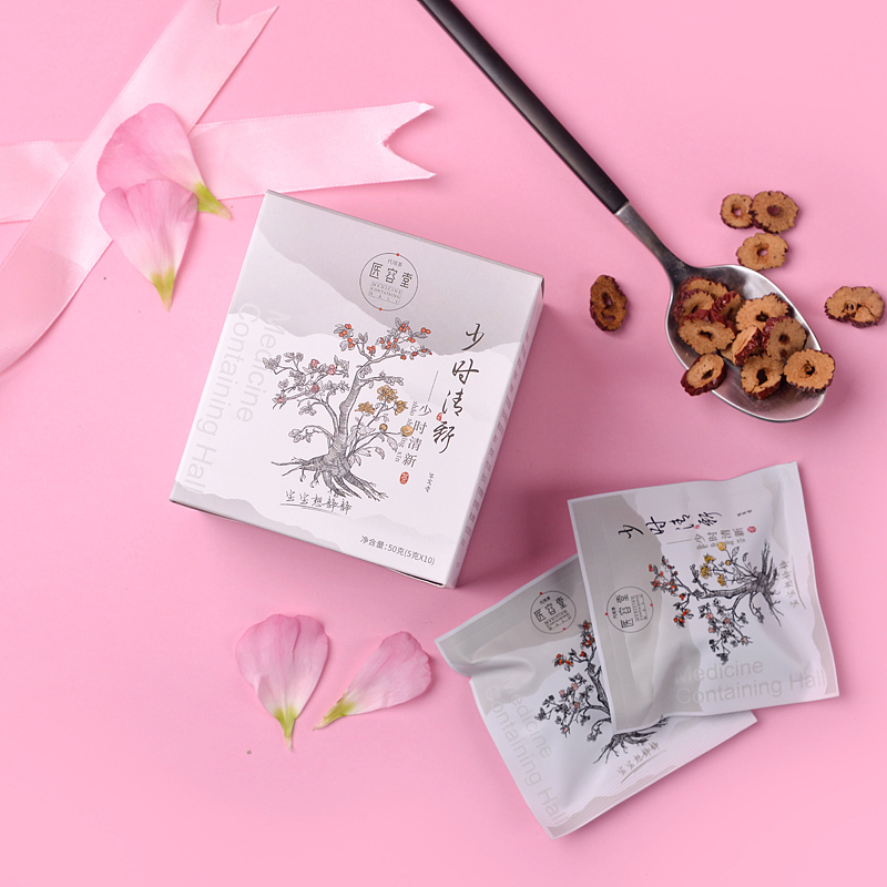 花草茶系列包装插画