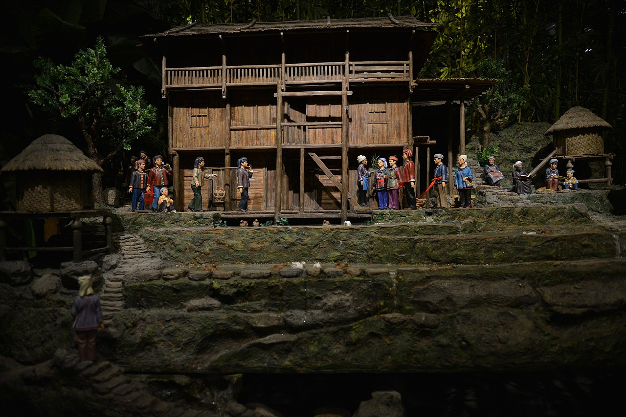 56个民族婚俗微雕2