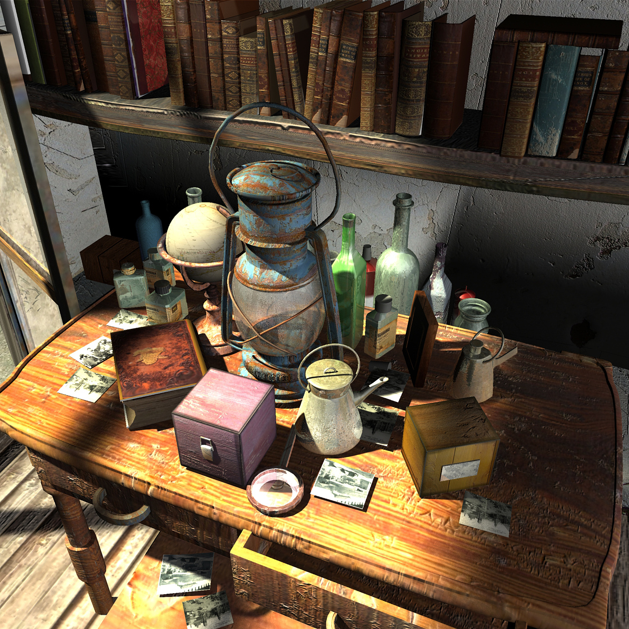 maya 建模小场景