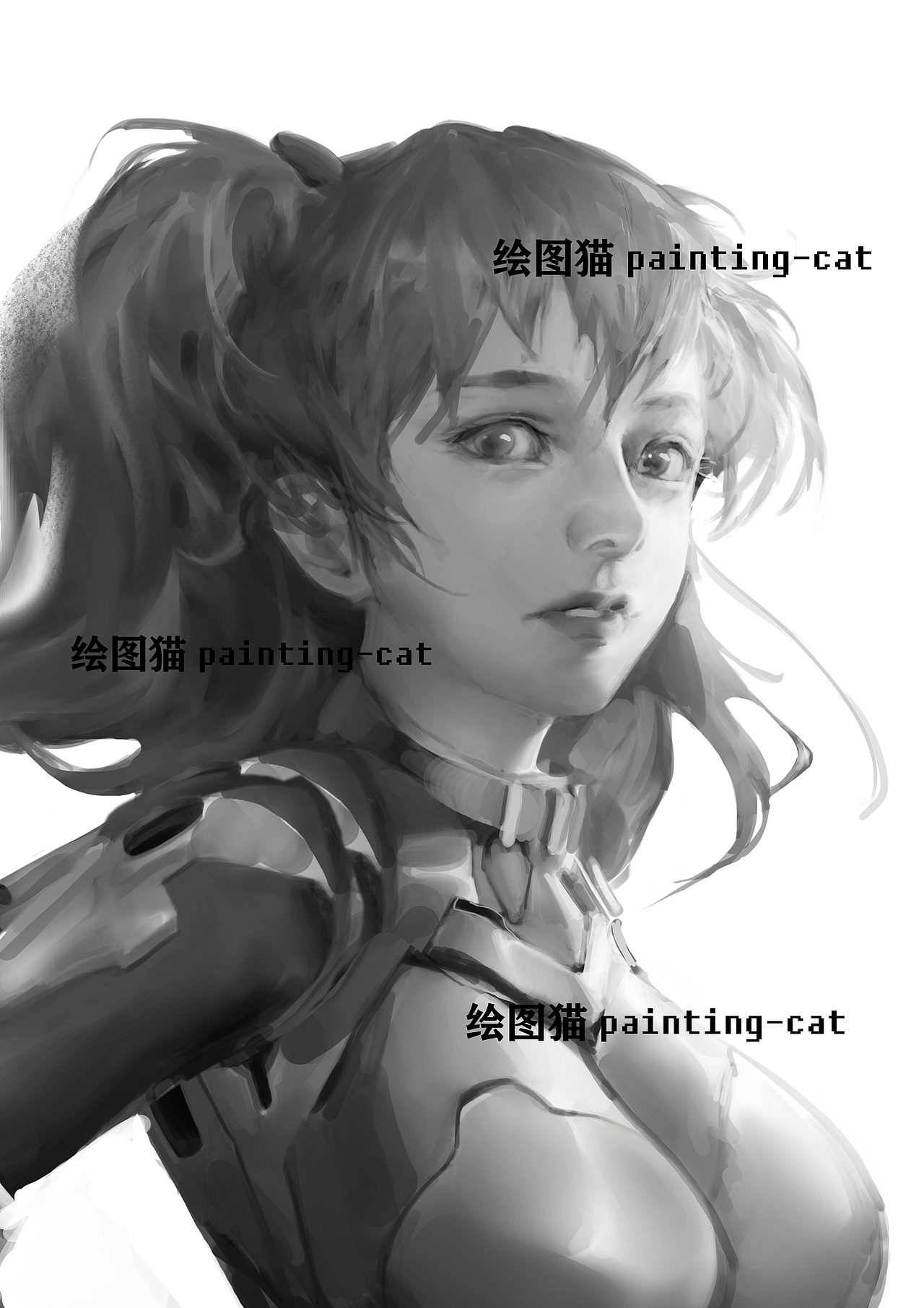 第一期学生的同人素描头像作业 学习时长一个月（图ZMjU2NTUyMDY0） - 艺术插画 - 站酷设计师石老猫原创素材 - 站酷ZCOOL