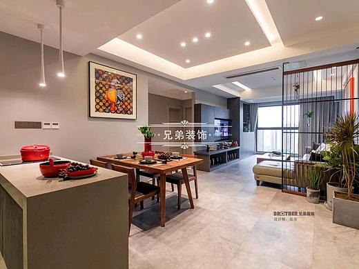 保利江上明珠装修｜江上明珠顶跃现代风格装修实景案例