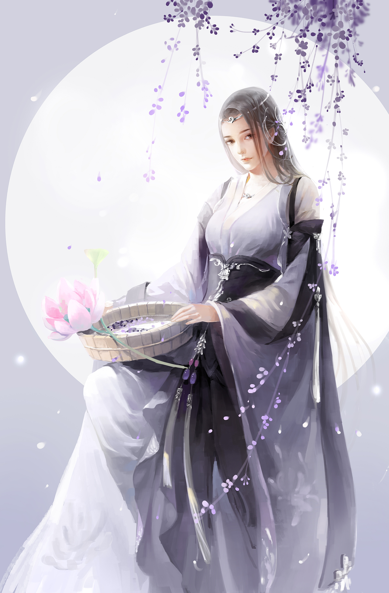 蓝铅笔 | 指尖糖 古风系列|插画|商业插画|lqbay_原创作品-站酷zcool