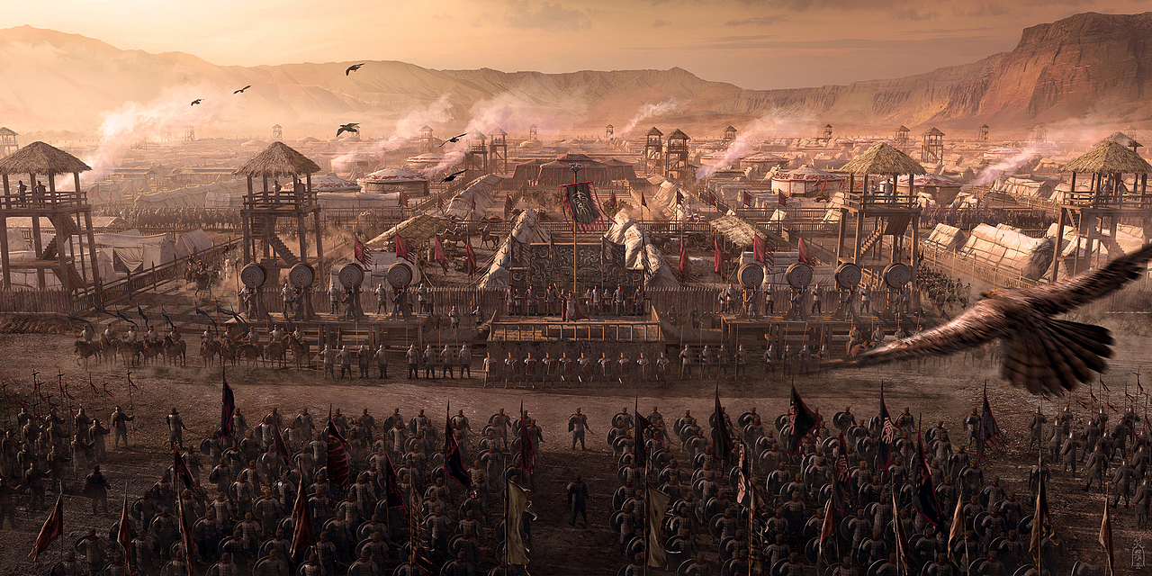 秦军大营——赳赳老秦,共赴国难