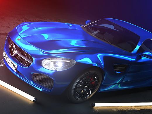 嘗試一下渲染汽車（個(gè)人主頁-ZMjk4MDYzMzI=） - 機(jī)械/交通 - 站酷設(shè)計(jì)師M_Caramel原創(chuàng)素材 - 站酷ZCOOL