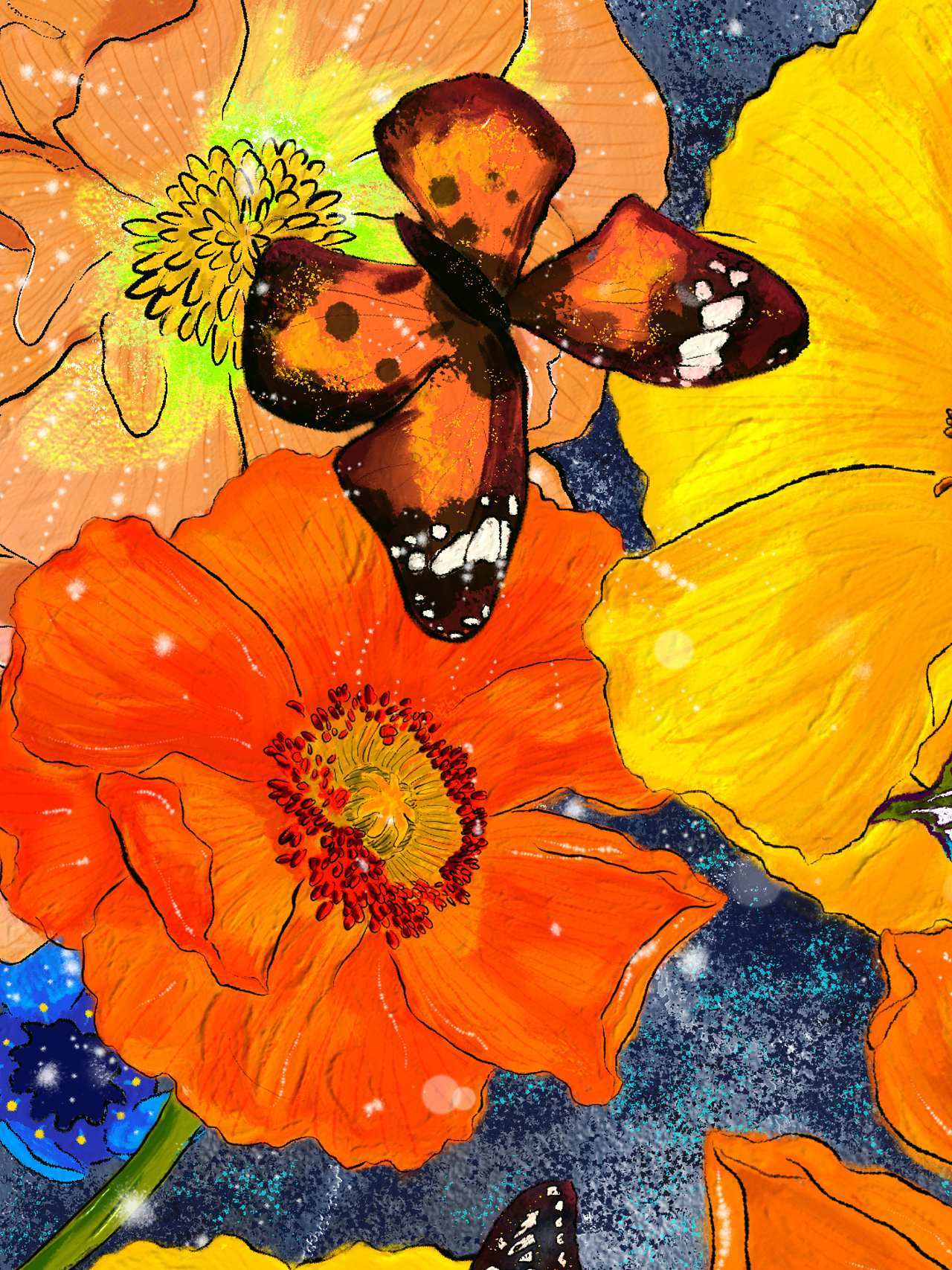 繁花如梦（图ZMjQyODU2MjI0） - 创作习作 - 站酷设计师姚醒醒原创素材 - 站酷ZCOOL