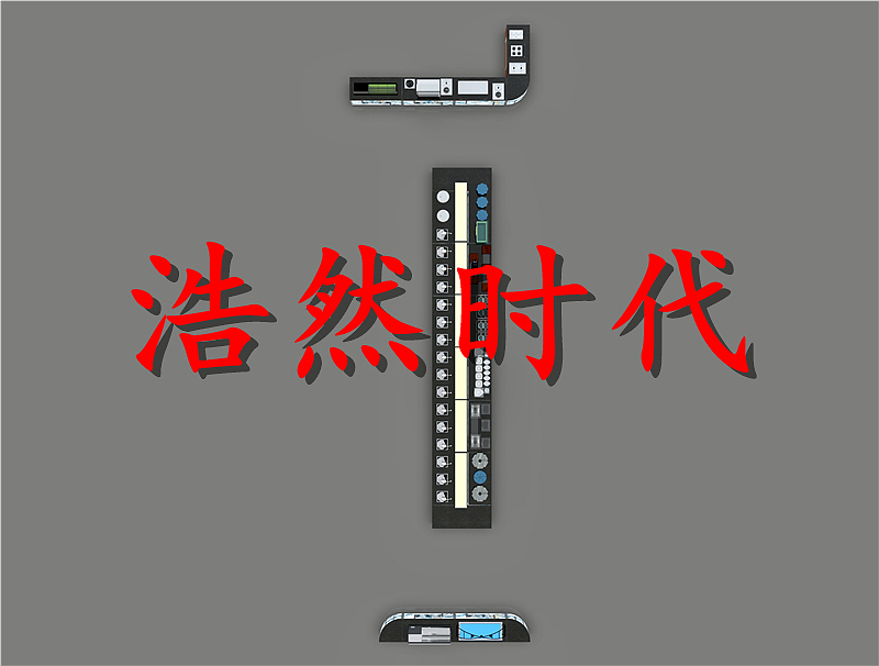 餐厅移动大理石自助餐台