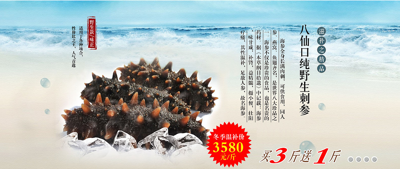 海参销售网站设计（图ZMTA2MjUxODYw） - 电商 - 站酷设计师佟掌柜的原创素材 - 站酷ZCOOL