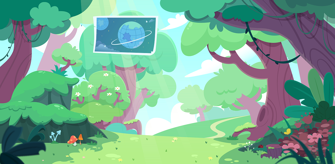 森林里的故事（图ZMjUzNTEyNjcy） - 儿童插画 - 站酷设计师A目兮兮原创素材 - 站酷ZCOOL