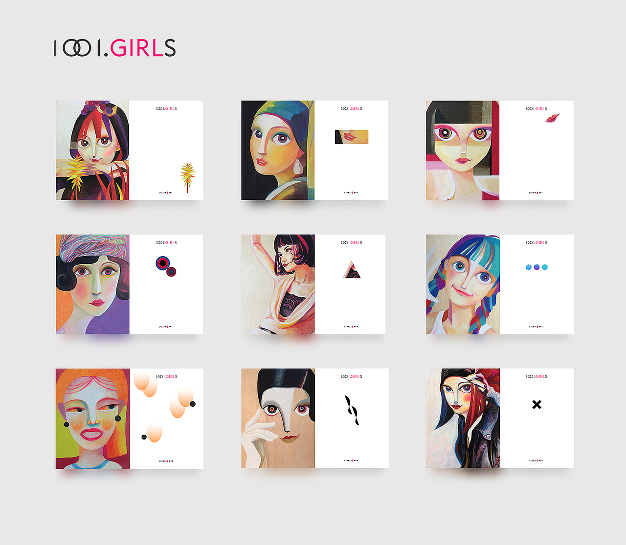 1001 GIRLS | Part1(图ZODgyMzI5MDg=) - 品牌 - 站酷设计师留夏试验室原创素材 - 站酷ZCOOL