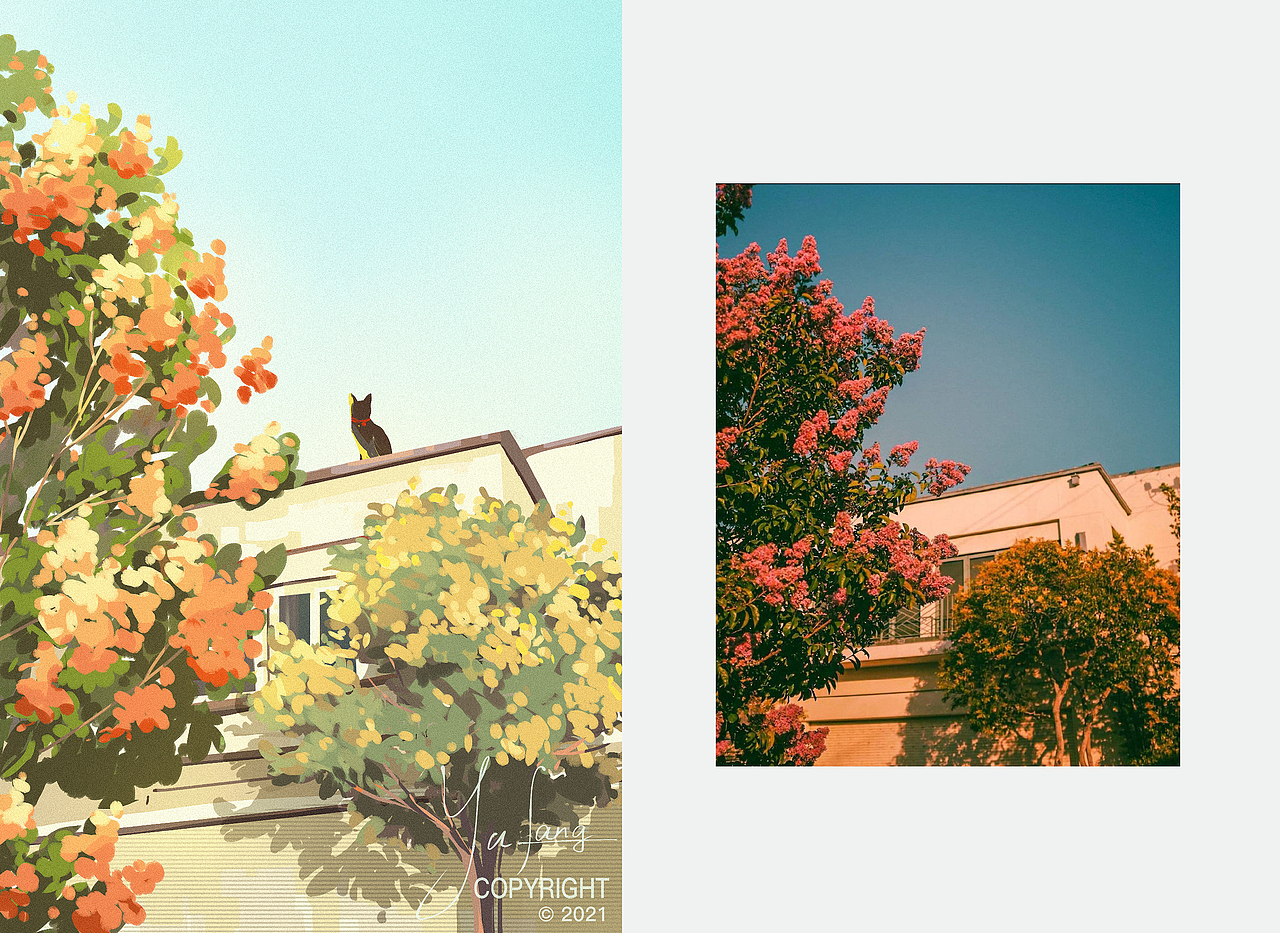 2021年5~6月练习合集（图ZMjYxMDc3MDM2） - 创作习作 - 站酷设计师鱼放原创素材 - 站酷ZCOOL
