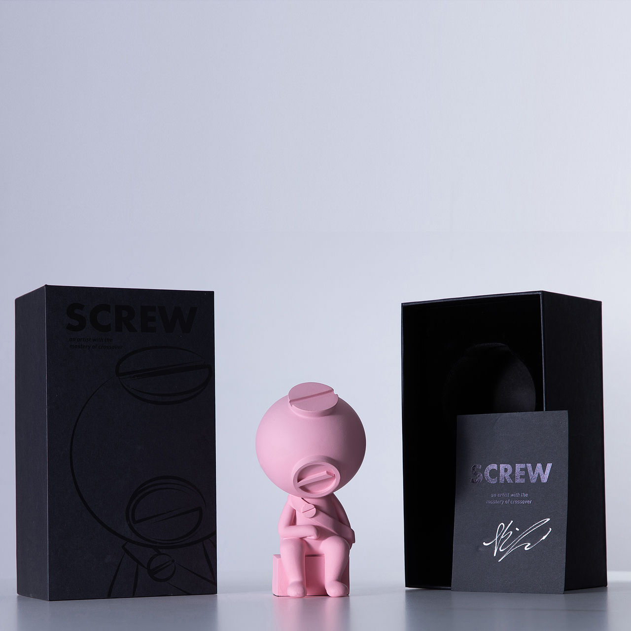 SCREW # 面如-桃色# 限量雕塑桃色版(图ZMjY4ODA0MTcy) - 雕塑 - 站酷设计师SCREW6原创素材 - 站酷ZCOOL