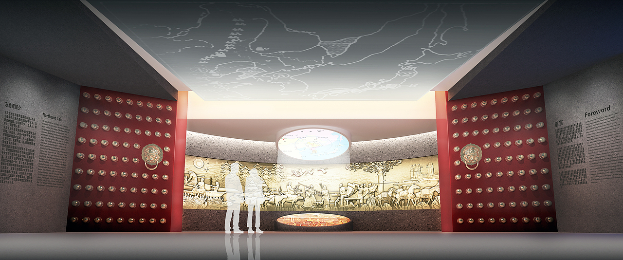 序厅（图ZMjQzMjI1NTM2） - 家装设计 - 站酷设计师田野文化001原创素材 - 站酷ZCOOL