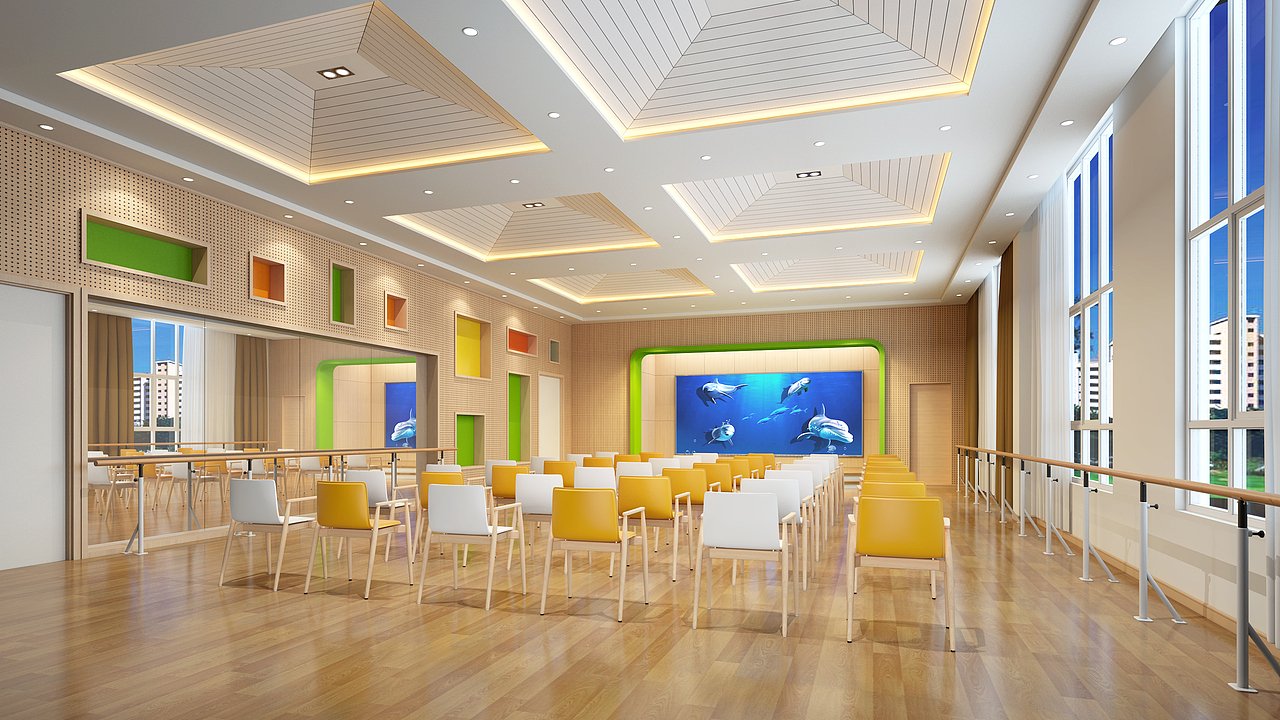 【飞梦教育空间设计】武汉优胜美地幼儿园设计案例