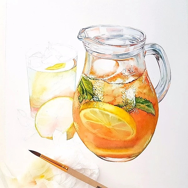 少女风水彩（图ZMTY0NzUxNDI0） - 艺术插画 - 站酷设计师秋蜜儿原创素材 - 站酷ZCOOL