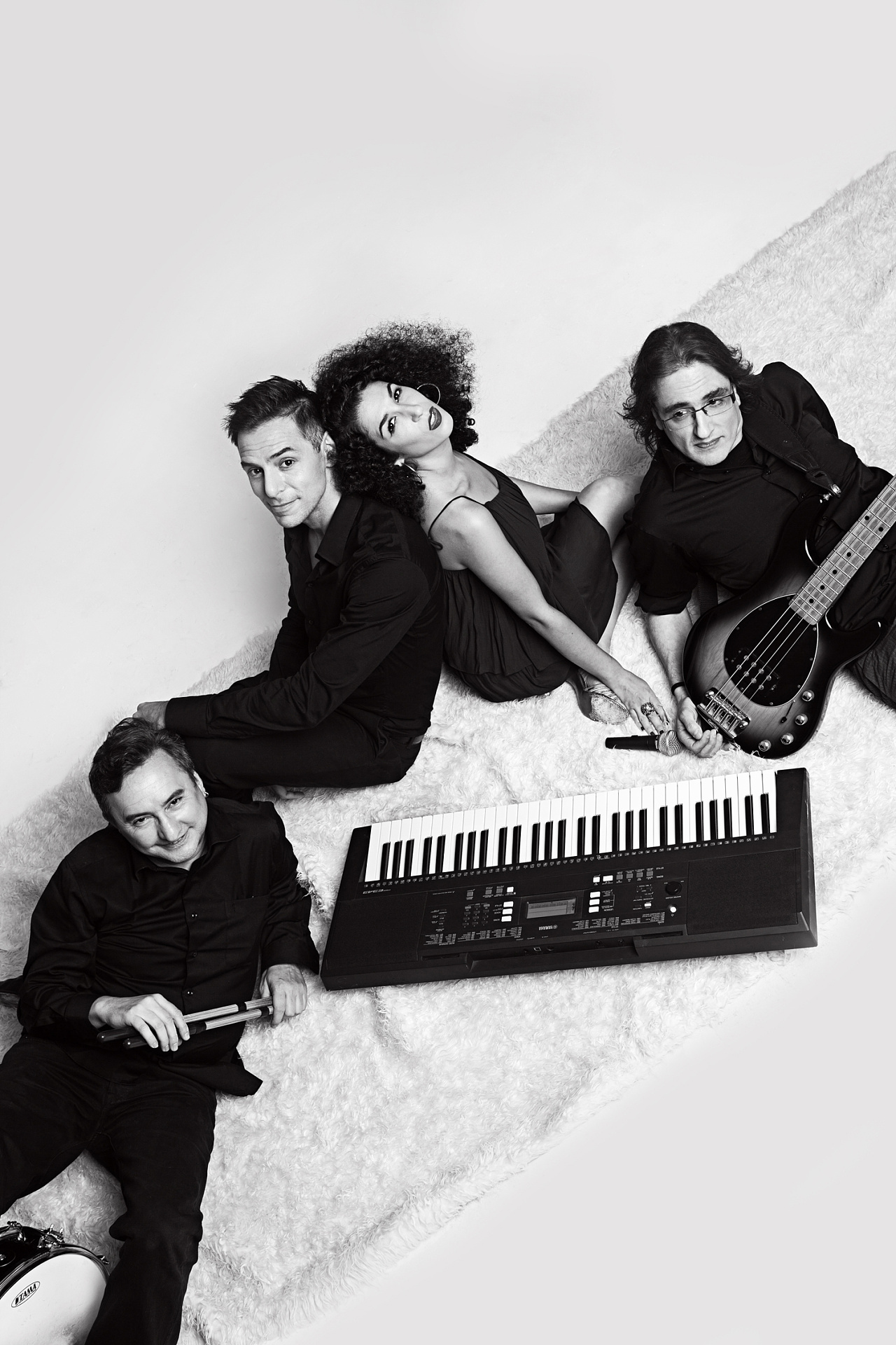 质感黑白爵士乐队