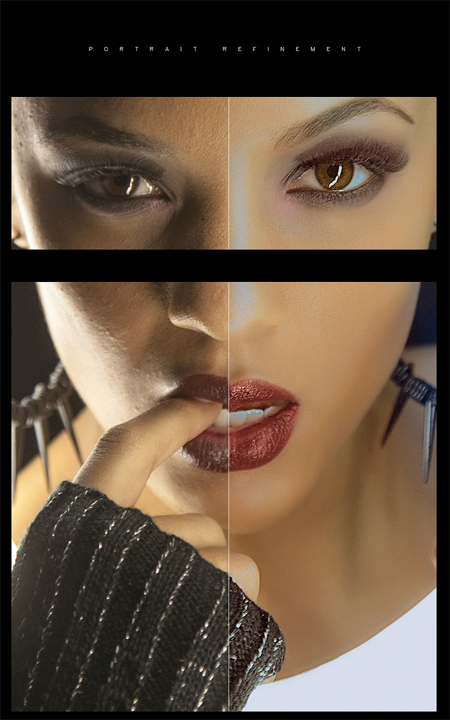 人像精修&商片风格调色灯光氛围营造出片