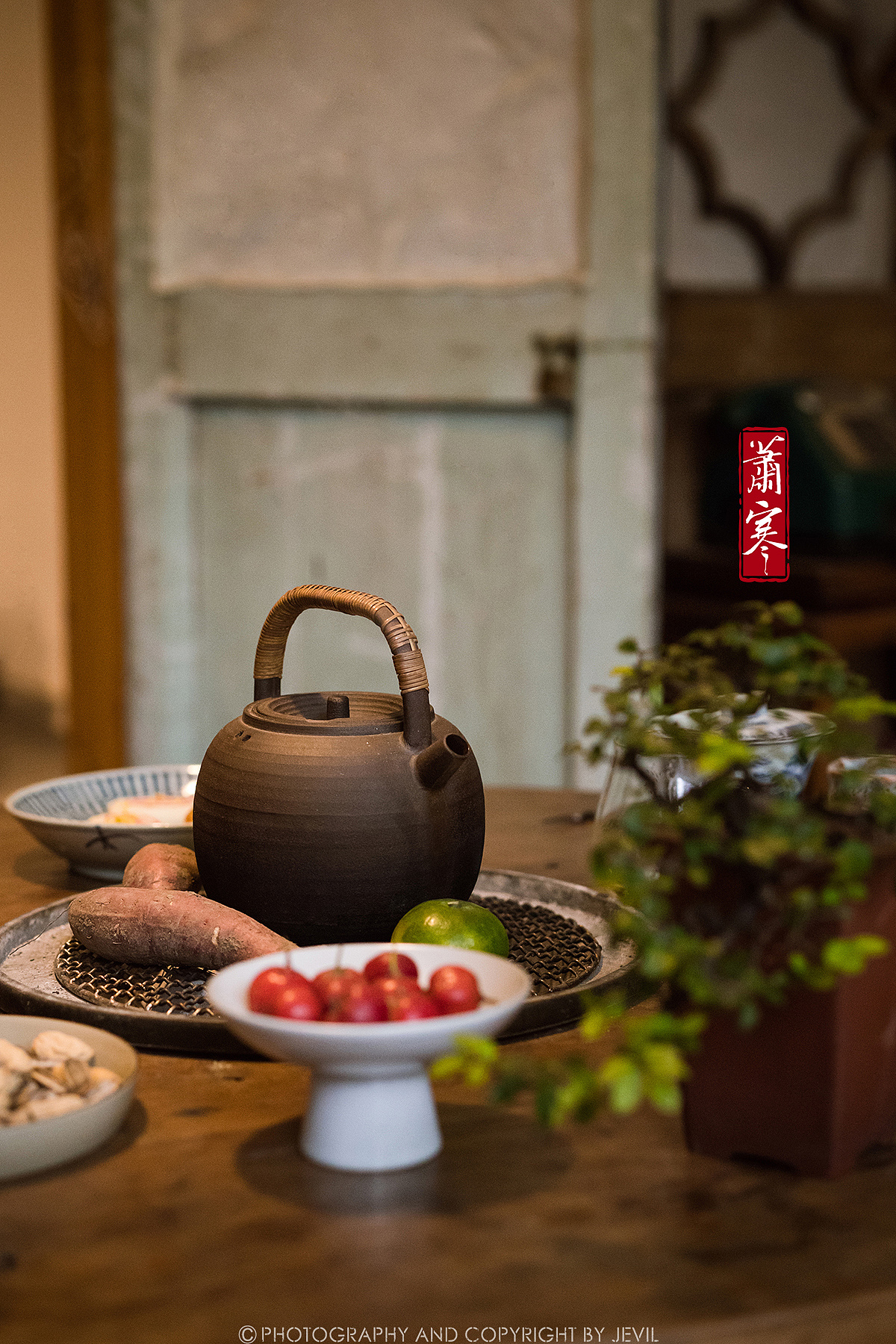 国风静物摄影 | 围炉煮茶话家常.