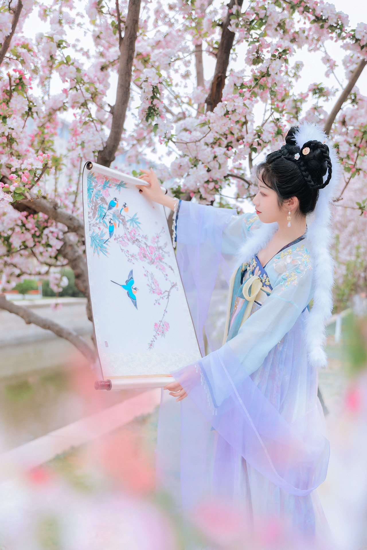 海棠花溪（图ZMjUyNDU5NDI0） - 人像摄影 - 站酷设计师雨亦萧然原创素材 - 站酷ZCOOL