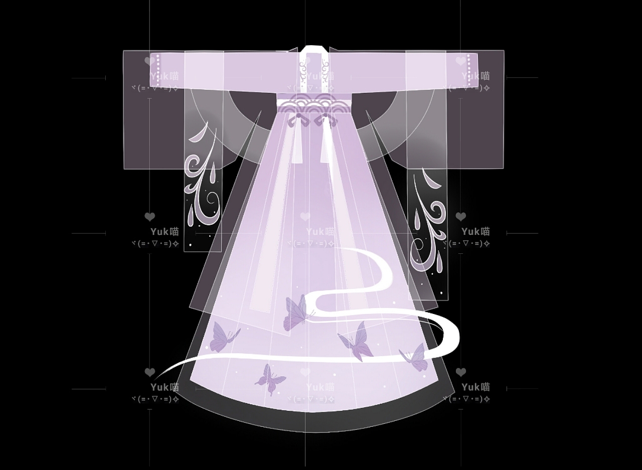 汉服设计齐胸襦裙（图ZMTU3MjkyMTI4） - 其他服装 - 站酷设计师Yuk喵原创素材 - 站酷ZCOOL