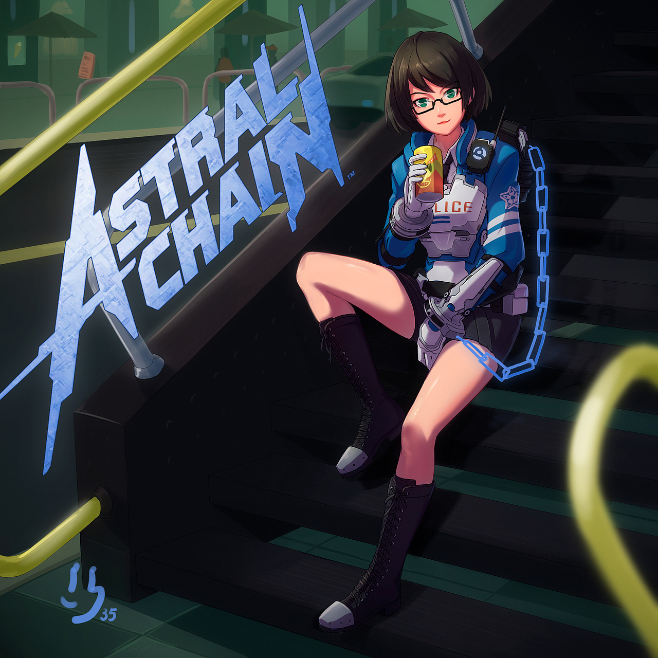 异界锁链同人插画