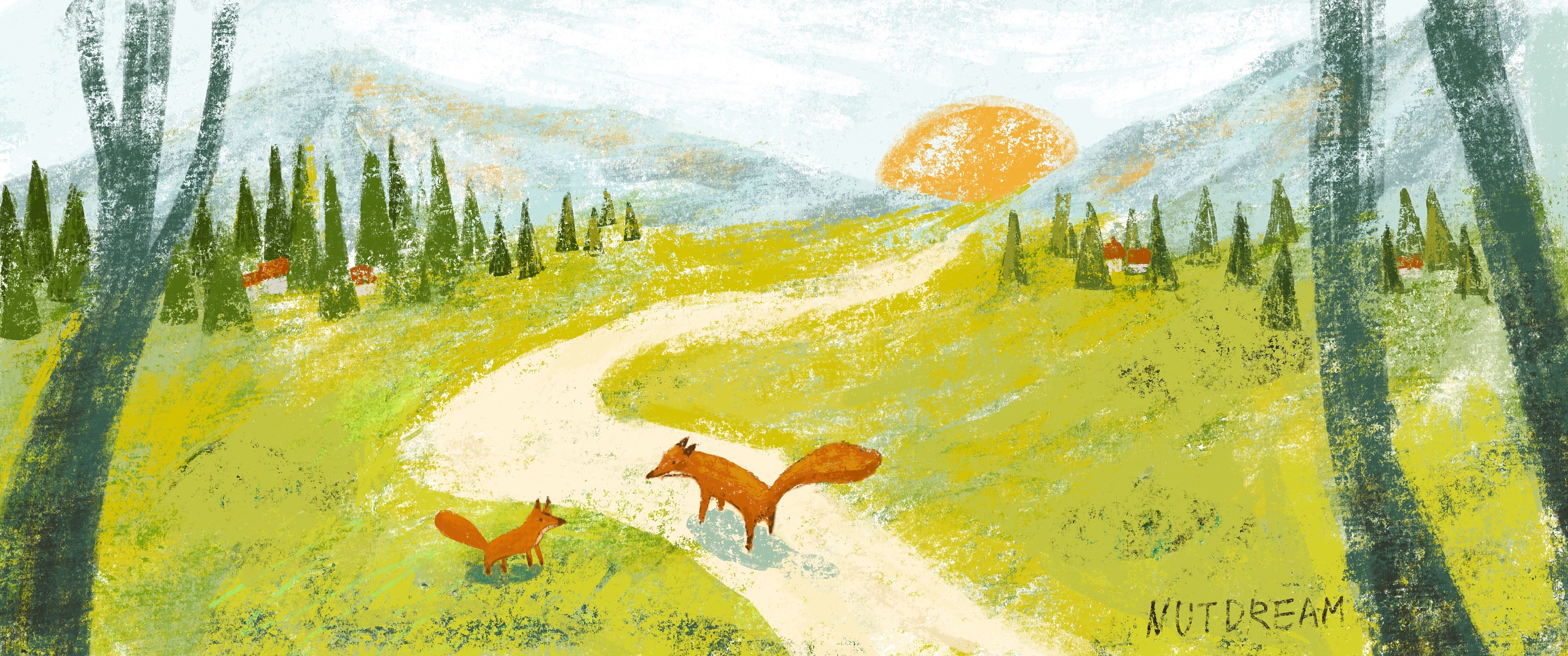 狐狸妈妈和小狐狸