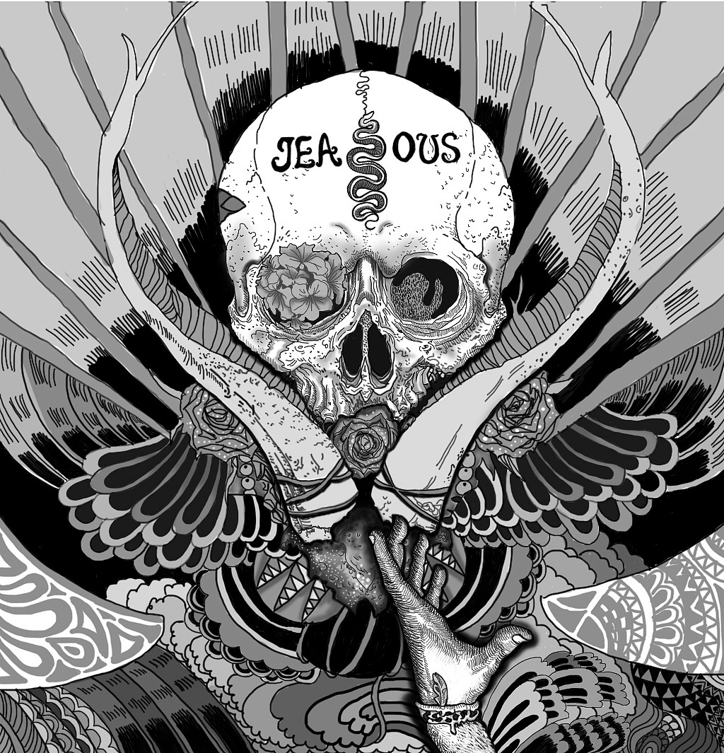 《摇滚音乐节 专辑设计——Jealous&Addict》（图ZMTYyMTc1NDg=） - 其他平面 - 站酷设计师冒险波利_CPJ原创素材 - 站酷ZCOOL