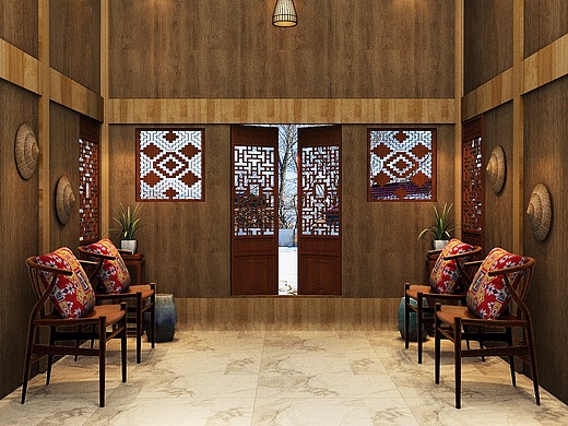 乡间民宿厅堂设计