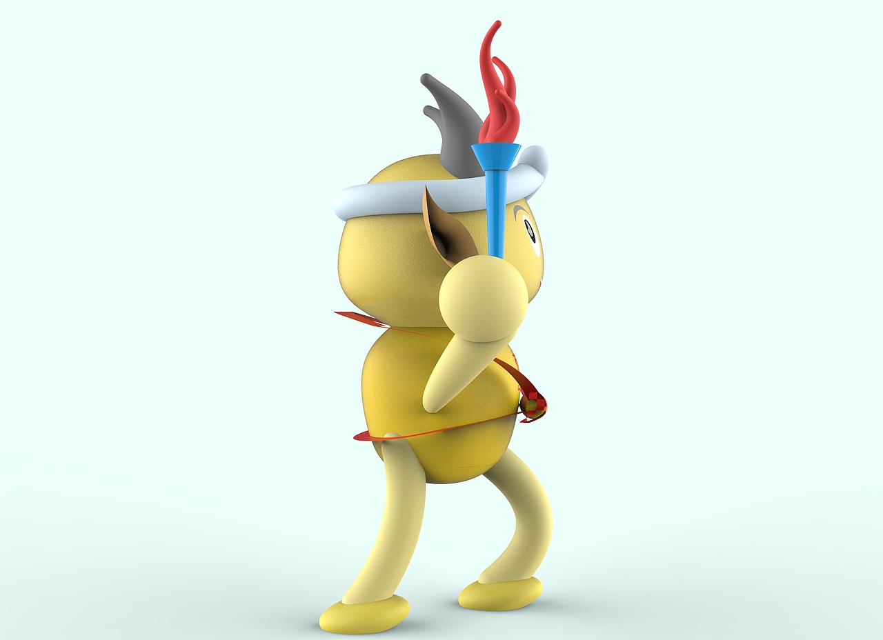 陕西省第十七届运动会吉祥物--林林