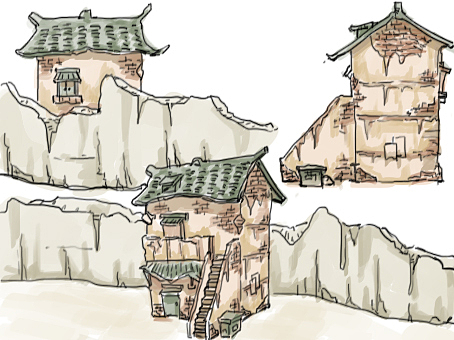 《遗城》人物场景设计+静态分镜（图ZOTQ0ODg3OTY=） - 设定/分镜 - 站酷设计师待业分镜师原创素材 - 站酷ZCOOL