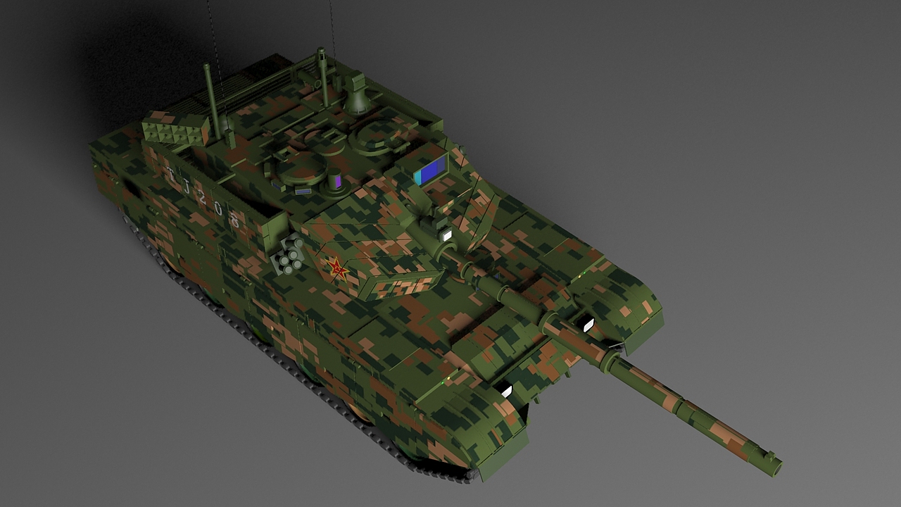 99a主战坦克小核弹作品