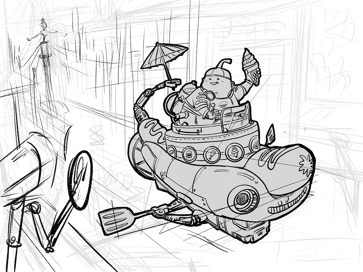 《理想国的小偷》-C4D结课作业