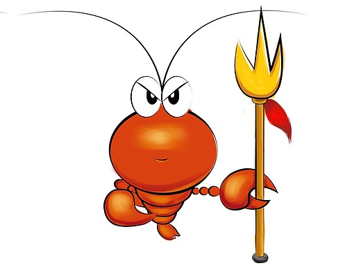 龙虾卡通形象设计