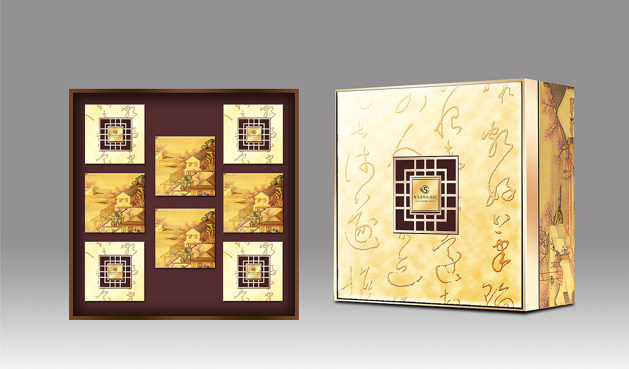 月饼礼盒包装作品集合（图ZMTQ2NTI5Njc2） - 包装 - 站酷设计师大头针品牌策划原创素材 - 站酷ZCOOL