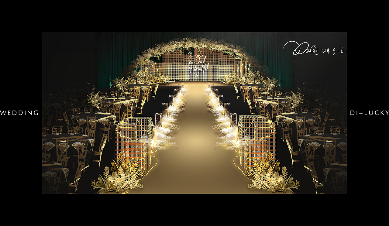 手绘婚宴设计百图