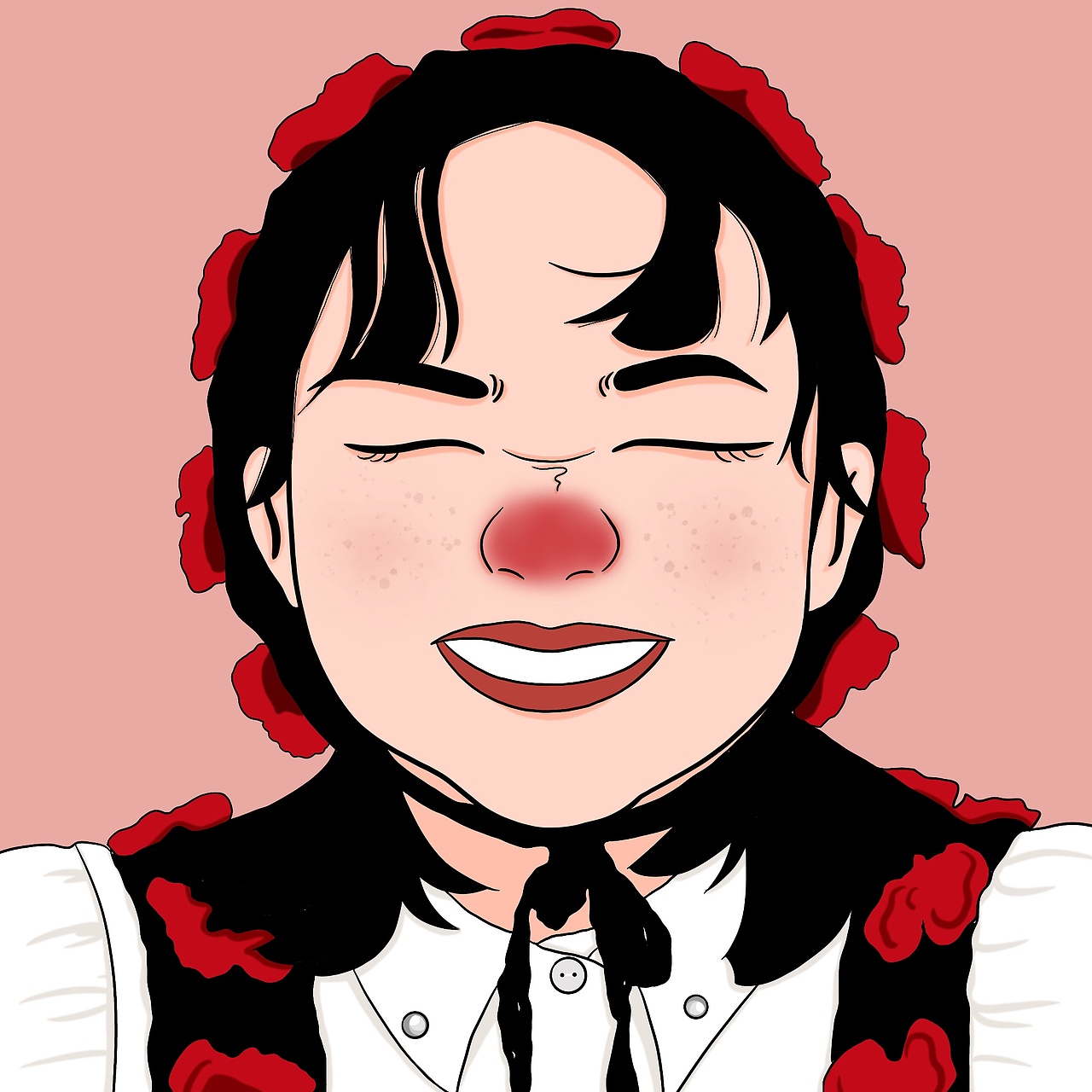 过年换个喜庆的头像吧～辣目洋子