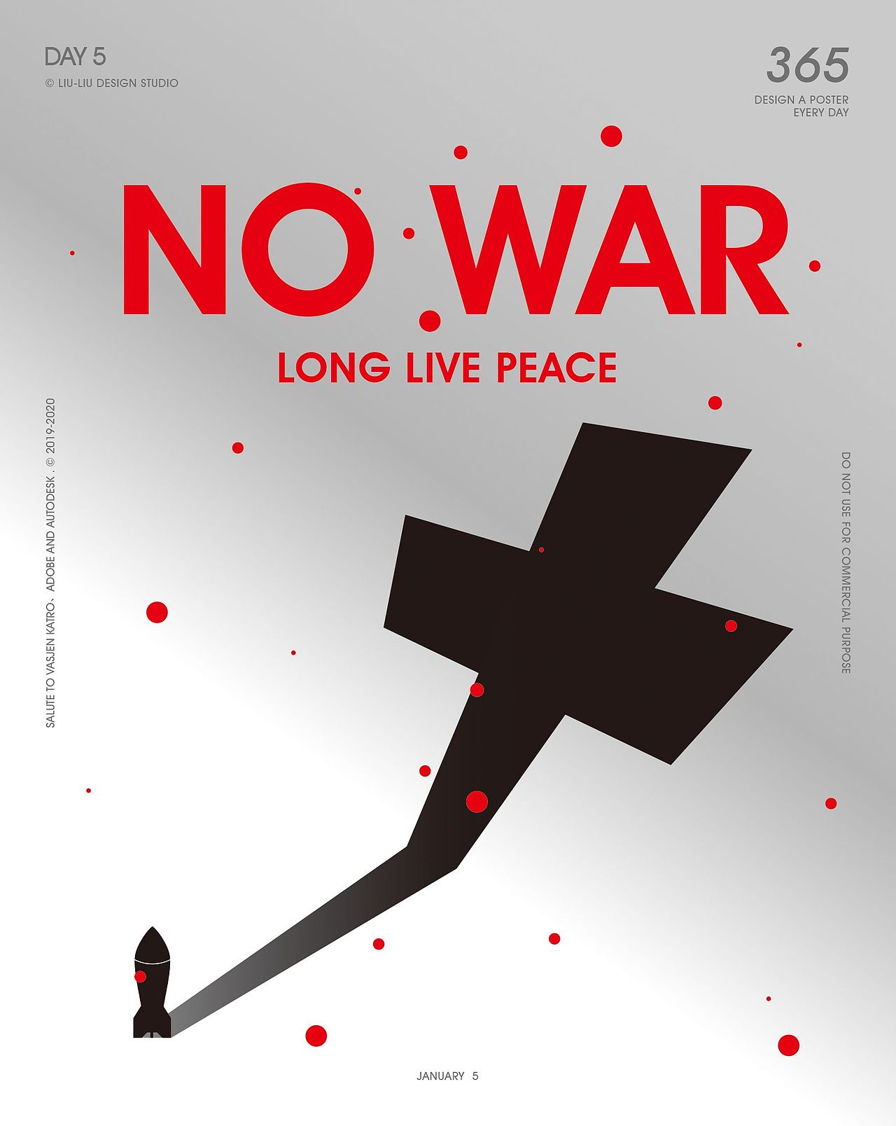 反战题材的原创创意海报