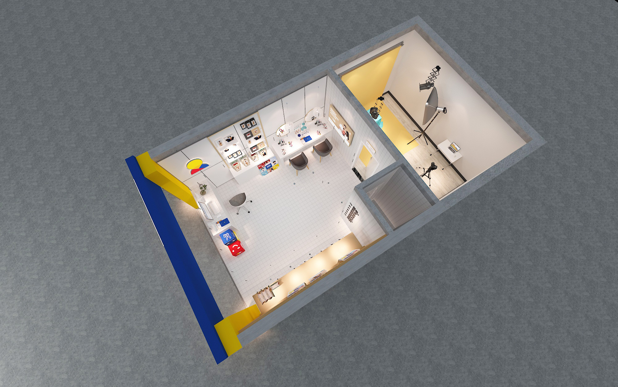 照相馆 店面 空间设计