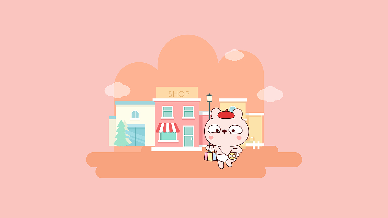 冷兔baby —— 桌面壁纸（图ZMTI0MzUxMTQ4） - 商业插画 - 站酷设计师冷兔同学原创素材 - 站酷ZCOOL
