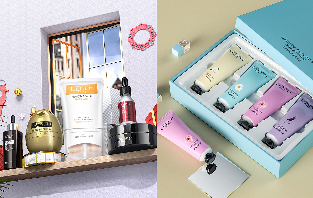 压箱底化妆品类目建模渲染作品