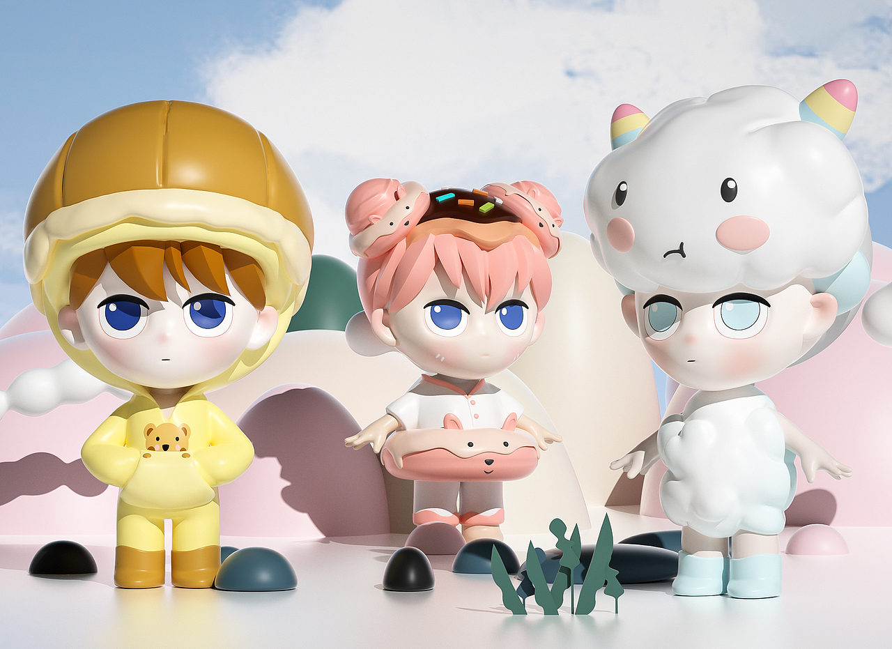 ip设计，潮玩设计，甜品ip, 原创ip, 零食ip，盲盒摆件（图ZMjg5NTM3MTAw） - 人物/生物 - 站酷设计师kliven原创素材 - 站酷ZCOOL