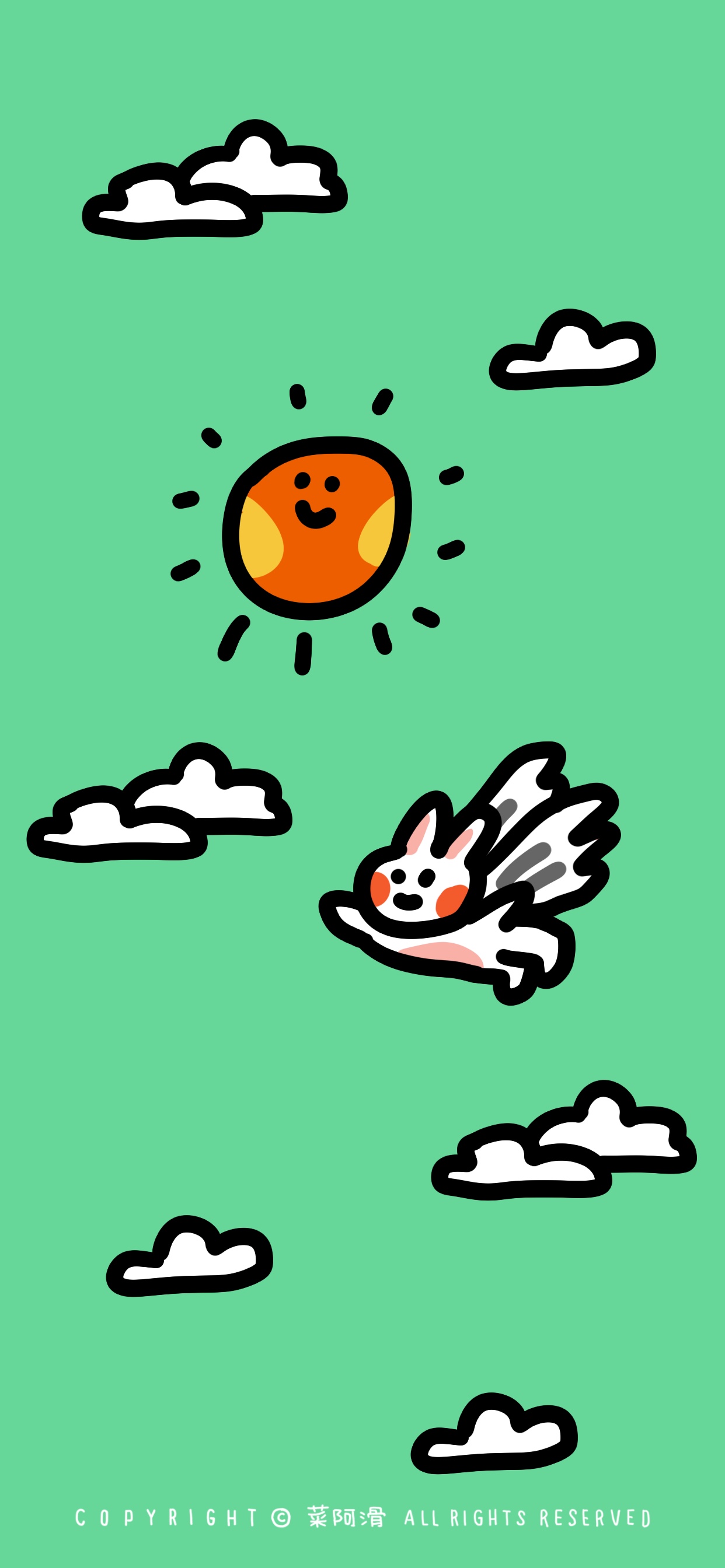 手绘涂鸦壁纸又更新啦!嘿嘿