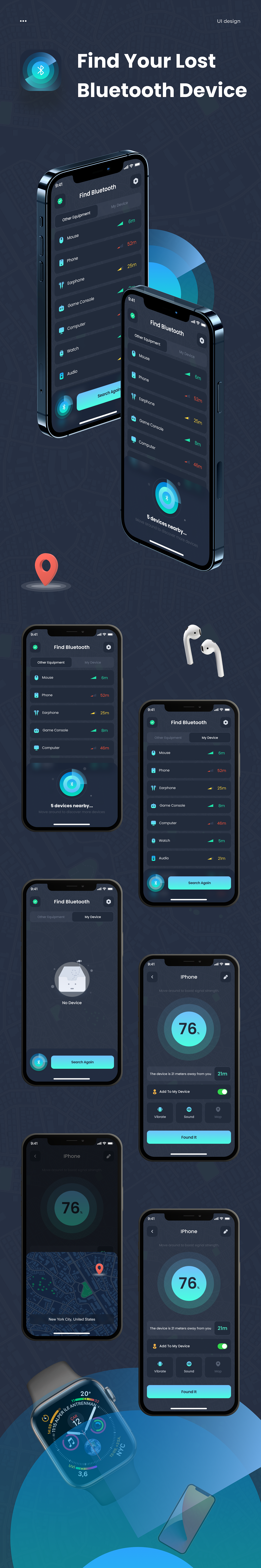 Find bluetooth（图ZMzEwNTUwNTEy） - APP界面 - 站酷设计师韦少卿原创素材 - 站酷ZCOOL