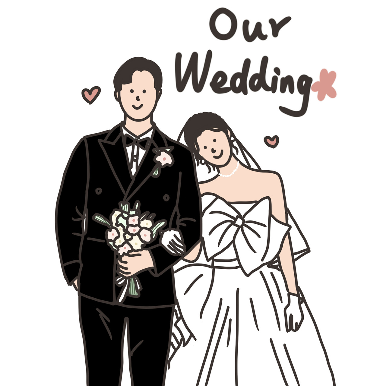 婚礼请柬插图（图ZMjYyNDQ3MTU2） - 商业插画 - 站酷设计师灵魂画手Lnn原创素材 - 站酷ZCOOL
